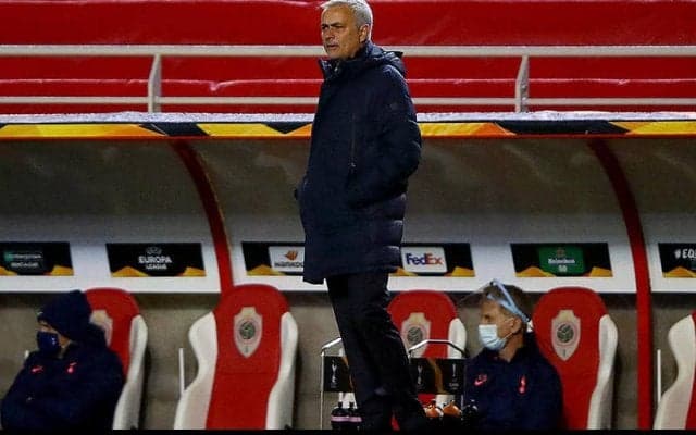 モウリーニョ、アントワープ戦後のインスタ投稿話題に!　ユーモア交えて叱咤激励