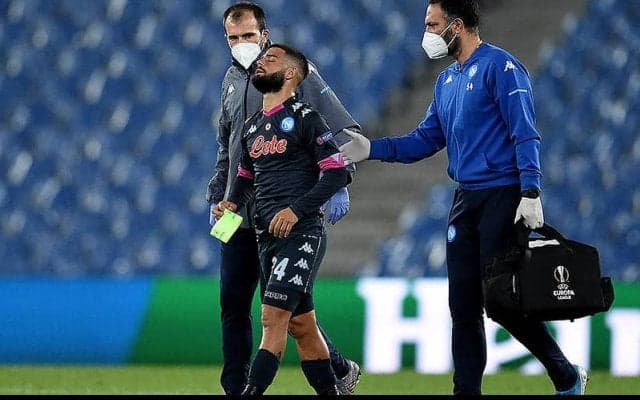 ソシエダ戦で負傷交代のインシーニェ、太もものケガで再離脱か…