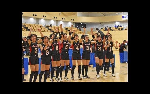 春高バレー　日立第二３２年ぶり夢切符／茨城大会女子