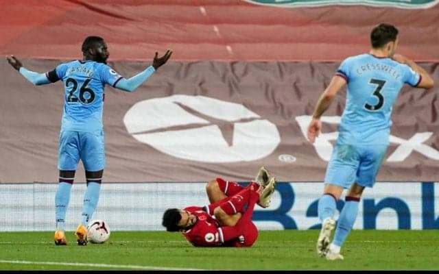 モイーズがリバプール戦のPK判定に審判団を非難「本当に失望している」