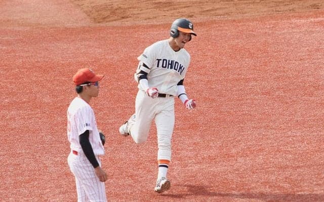 【大学野球】ヤクルト4位の東北福祉大・元山が有終の美　「来年はレギュラーを獲って活躍」