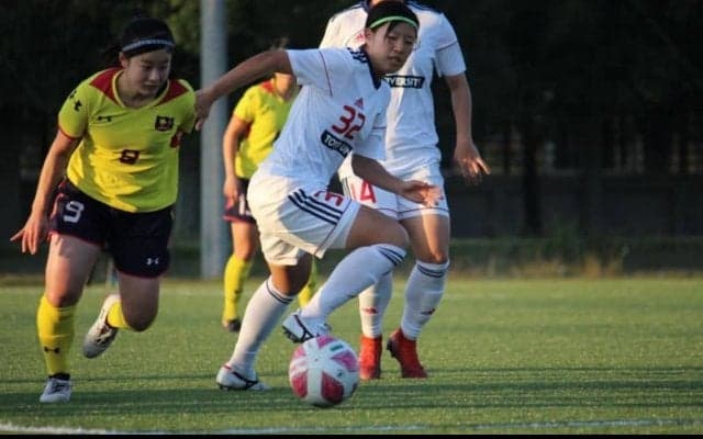 [女子サッカー]藤生の劇的シュート炸裂！慶大制しインカレ出場を決める