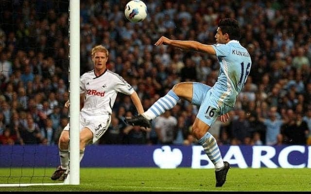 シティのエース、アグエロがデビュー戦で見せたゴールラインギリギリからのノールックアシスト【ベスト・アシスト】