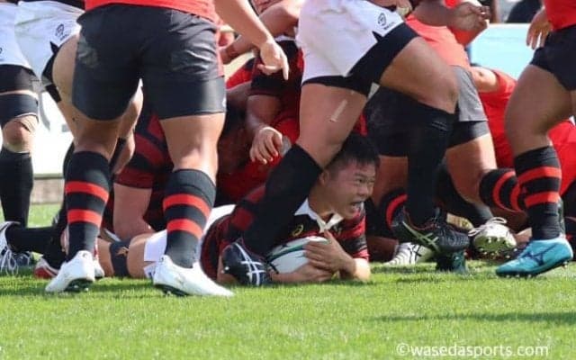 難敵・帝京大相手に７トライを挙げ、開幕４連勝！