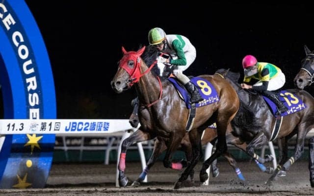 【JBC2歳優駿】ラッキードリームが中央勢を撃破してV