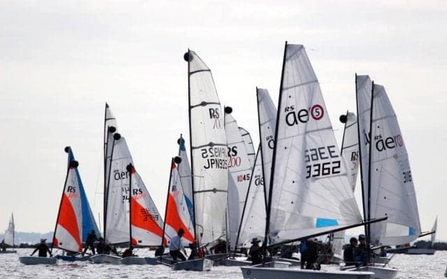 29艇のRSが葉山森戸海岸に集結！RSジャパンオープン