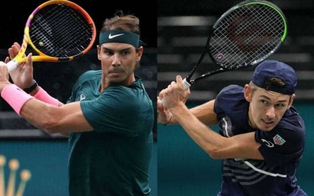 ナダルとデミノーの練習での本気ラリー。TVと異なる視点だから分かる「ヤバさ」