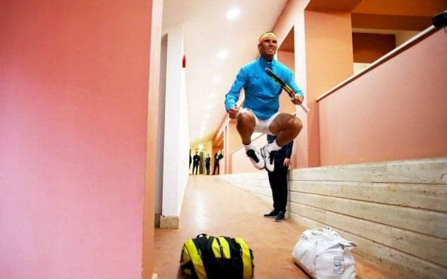 ロッカールームでのナダルは対戦相手を委縮させる？