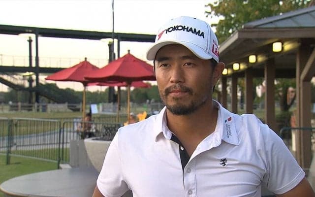 小平智、前後半で対照的なプレーも暫定21位　「ガンガン攻めて伸ばしていきたい」