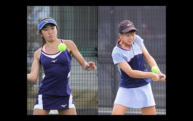  全国高3テニス 女子４強揃う 