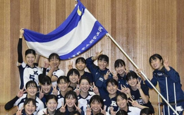 【バレーボール部女子】　大院大に快勝し、笑顔で秋季リーグ終幕！