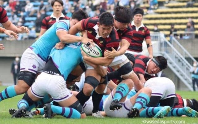 筑波大相手に８トライの猛攻で開幕５連勝