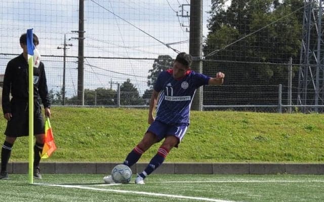 [男子サッカー]日体大に前期のリベンジ果たす！１－０で勝利