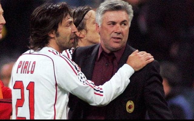 アンチェロッティが教え子ピルロにアドバイス｢自分のアイデアを信じて｣