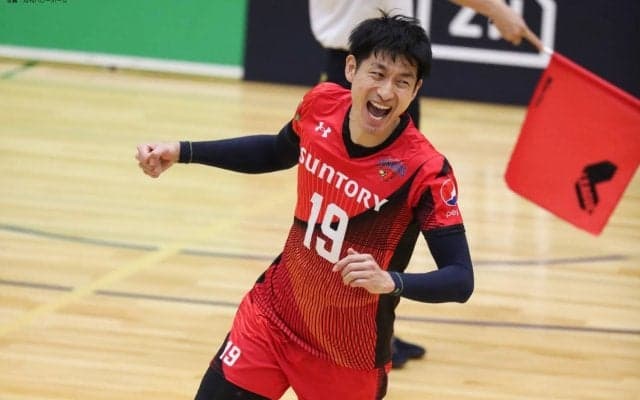 サントリーの栗山がV通算230試合出場達成