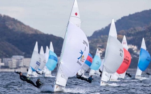 コロナ禍の全日本470。オリンピック会場で86チームが参加