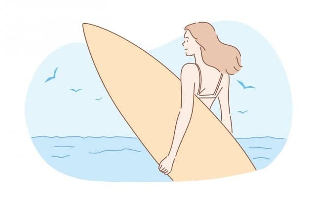 サーフィンは窮屈な世の中の価値観から解放されて自由な動物になる│連載「甘糟りり子のカサノバ日記」#54