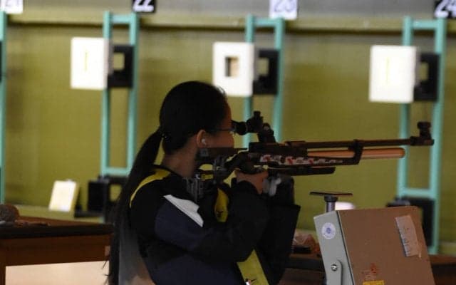 　【射撃部】　全日本インカレ１日目で山岡が自己ベスト更新