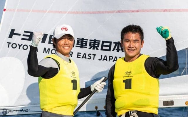 岡田／外薗が逃げ切り優勝を飾る。470全日本最終日