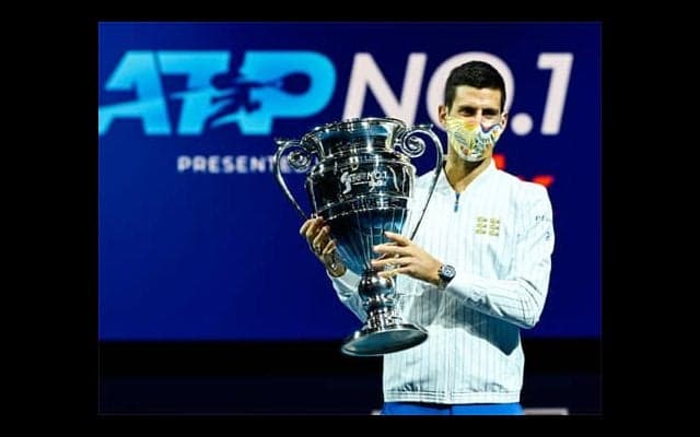  ジョコ 6度目の年間最終1位 