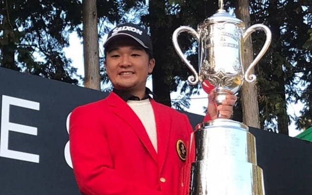 ツアー初優勝の香妻陣一朗「上がり3ホールは本当に良いプレーができた」