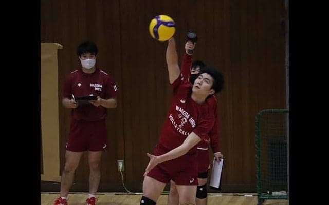 本番でのフルセットを見据えた練習試合行う　順天堂大に５－０でストレート勝利！