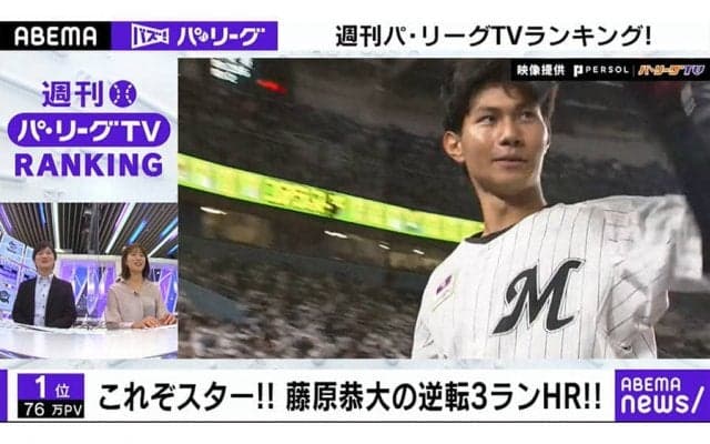 ロッテ藤原、安田らの躍進に神スイング・稲村亜美さんも絶賛　「スター候補ばかり」