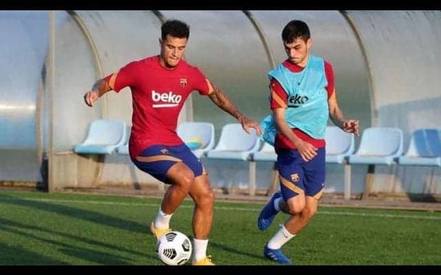 負傷者相次ぐバルサに朗報！コウチーニョが全体練習に復帰！