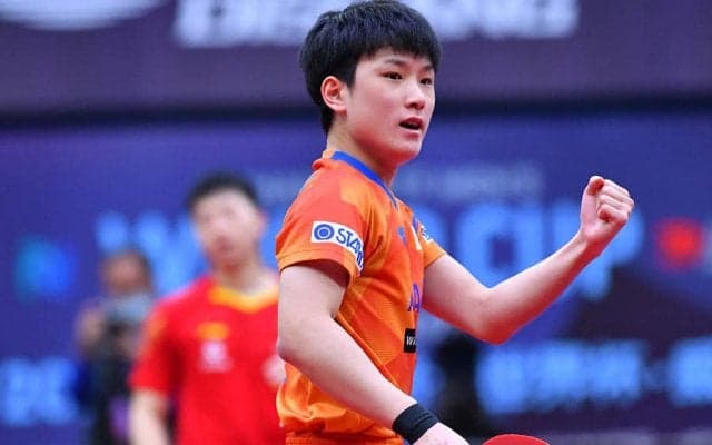 W杯銅メダルの張本智和 課題と手ごたえ 新兵器のバックハンド「もっと良くなる」