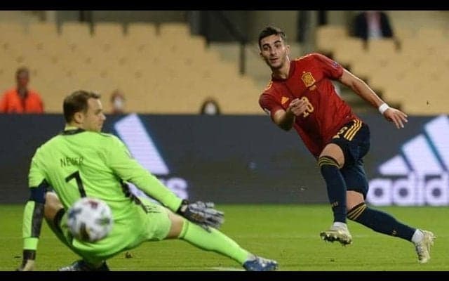 ドイツに歴史的大勝のスペイン、“ハット”のフェラン含む5選手に最高評価『9』