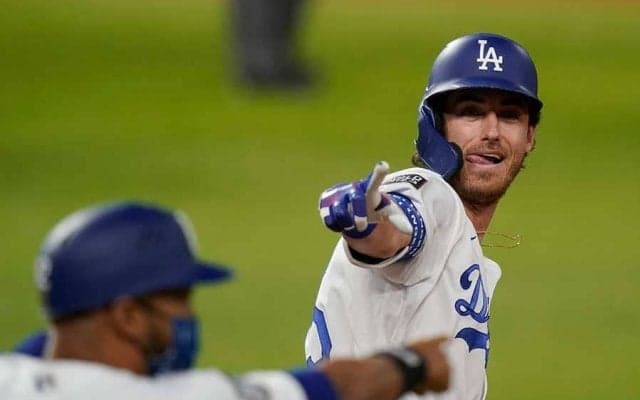 【MLB】喜びすぎてまさかの脱臼　ド軍ベリンジャーが右肩手術「強くぶつけすぎて…」