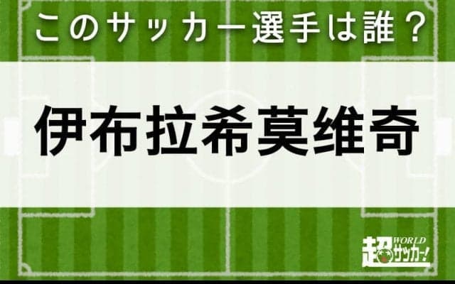 【伊布拉希莫维奇】このサッカー選手は誰？