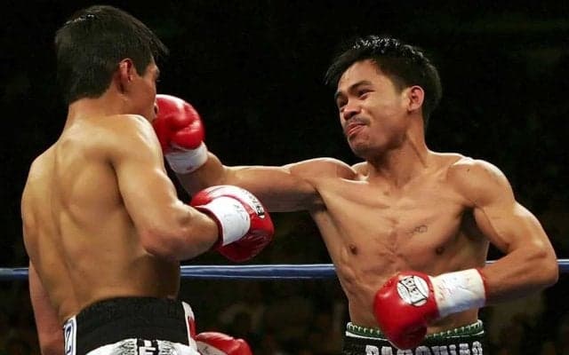 パッキャオの左腕が“伸びた”　遠距離からの強烈KOに反響続々「戦闘不能にする一撃」