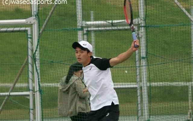 下地・吉岡組が同士討ちを制す。男子ダブルスは好プレーを見せるも惜敗、ベスト８が最高位に