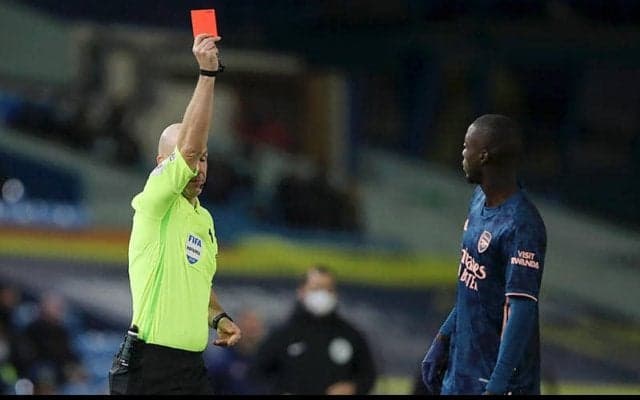 アーセナルFWペペが謝罪　頭突き退場の愚行を「深く反省」