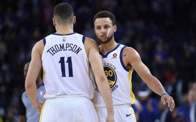 「彼なら強くなって復活できるさ」。カリーがアキレス腱を断裂したトンプソンにエール