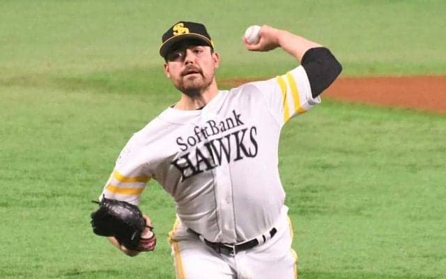 鷹ムーアが7回まで無安打投球　日本シリーズでのノーヒットノーランなら史上初