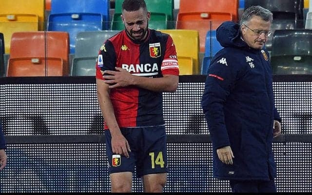 ジェノア、右肩脱臼のビラスキの離脱を発表…26日にも専門医の検査を受診