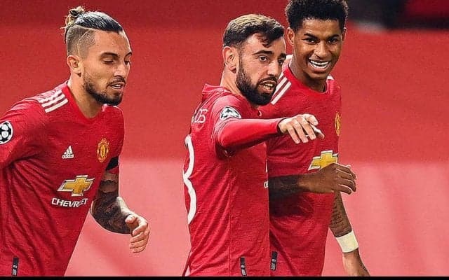 ユナイテッドが4発快勝で首位キープ!　B・フェルナンデスが2ゴールの躍動《CL》