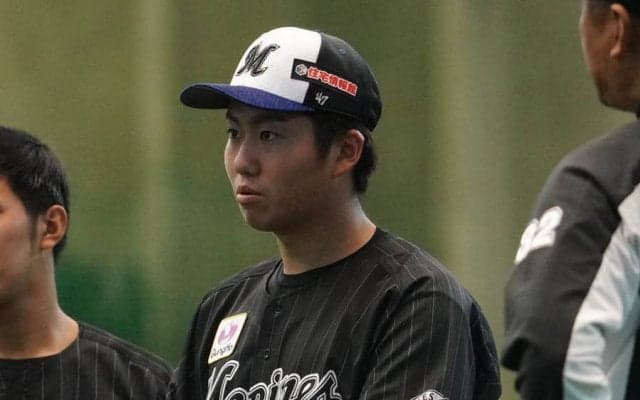 ロッテが15年ドラ5の原嵩を戦力外に、育成として再契約へ　17年オフに手術