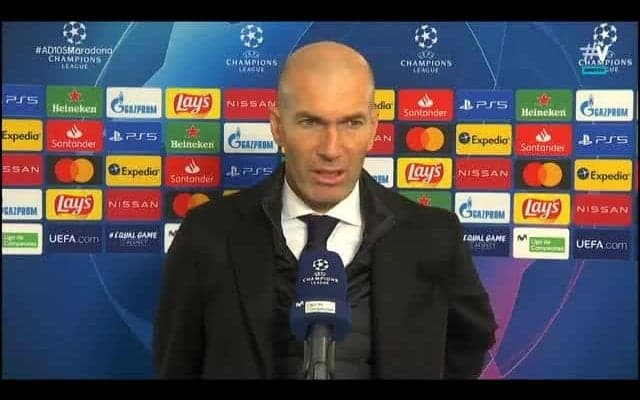 ジダン 快勝のインテル戦を振り返る「今夜は最高の試合」