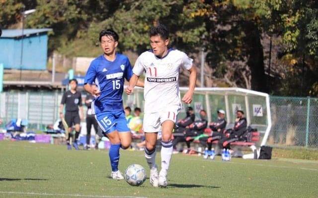 [男子サッカー]前半のリードを守り切り勝ち点３を獲得！