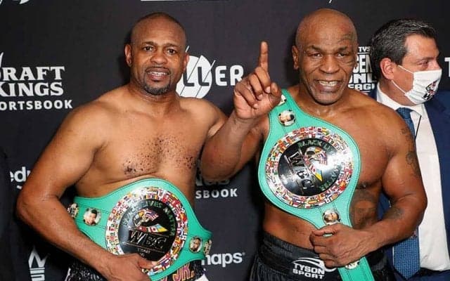 54歳タイソン、5649日ぶり“復帰戦”　エキシビションで51歳ジョーンズJr.を圧倒