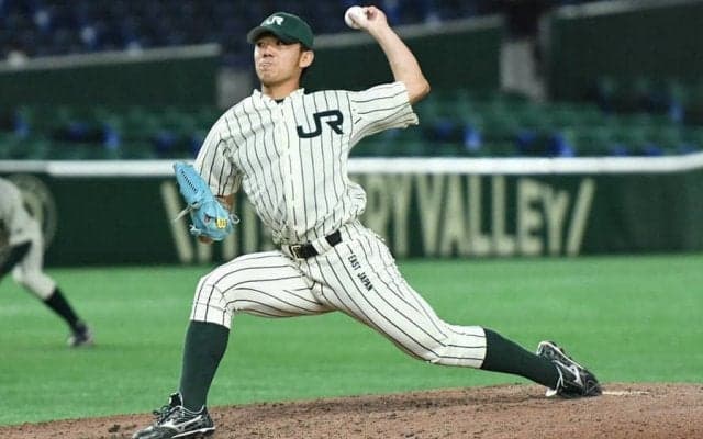 【社会人野球】「嫌な顔をするとチームが…」　阪神2位のJR東・伊藤がポーカーフェイスを貫く理由