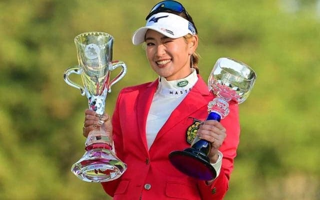 原英莉花、今季ベストショットは“110yスーパーイーグル”　本人も仰天「入った!?」