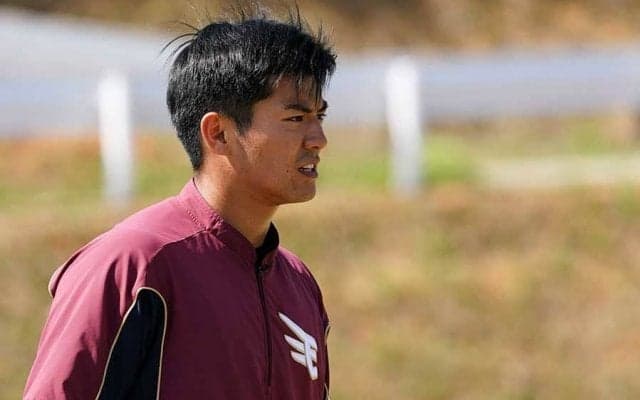 楽天ドラ3津留崎、契約更改で筋肉マニアぶり発揮　「初めて僧帽筋に疲れを感じた」