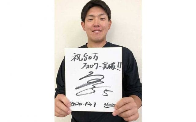 ロッテ“伝家の宝刀”公式ツイッターが80万フォロワー突破　澤村ら意外な一面が話題に