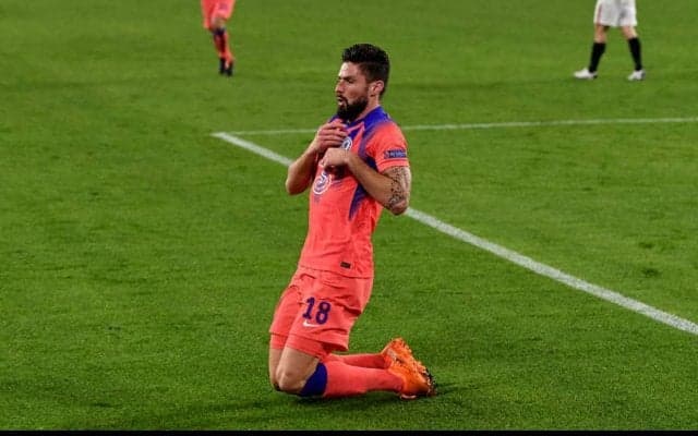 今季2度目の先発となったチェルシーFWジルー、史上最年長でCLハットトリック達成！