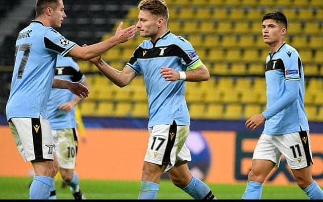 古巣ドルトムントに2試合連続ゴールのインモービレ、結果を悔やむ「突破を決めたかった」