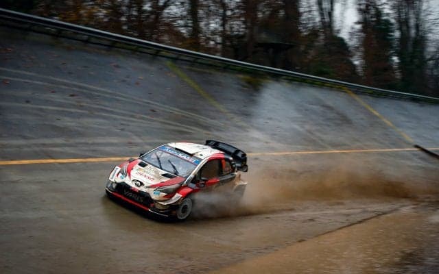 WRCモンツァ：豪雨の2日目、オジエが総合3位、エバンスが総合4位につける